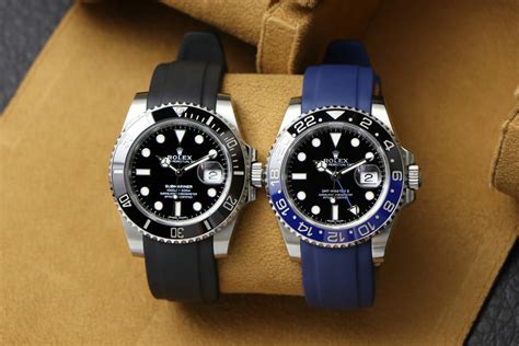 best rubber straps for rolex submariner|Rolex 20mm rubber strap.